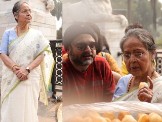 কলকাতায় শিবপ্রসাদের ছবির শ্যুটে রাখি গুলজার