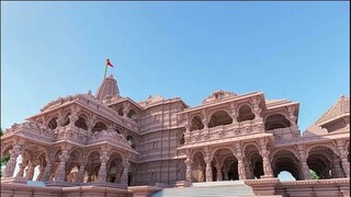 লোহা, স্টিল ছাড়াই তৈরি হয়েছে রাম মন্দির৷ ছবি- পিটিআই লোহা, স্টিল ছাড়াই তৈরি হয়েছে রাম মন্দির৷ ছবি- পিটিআই