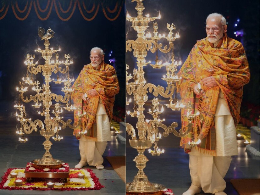 এই অনুষ্ঠানে যোগ দেওয়ার জন্য গত ১৬ জানুয়ারি থেকে কঠোর সংযম পালন করছিলেন মোদি৷ ঘুমোচ্ছিলেন মটিতে, খাচ্ছিলেন নারিকেলের জল৷ গত কয়েকদিন ধরে দেশের নানা প্রান্তের মন্দিরে পুজো দিয়েছেন তিনি।