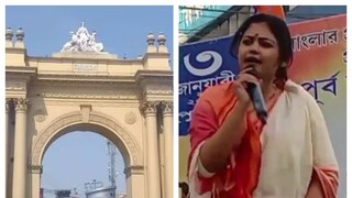 কার্জন গেটের সামনেই যুব তৃণমূলের সভা থেকে এই মন্তব্য করেন সায়নী৷ 