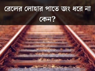 
বছরের পর বছরের ধরে রোদ, বৃষ্টি পায়, তাও রেলের লোহার পাতে জং ধরে না কেন? ৯৯% মানুষই জানে না আসল কারণ