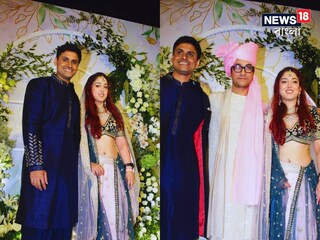  শ্বশুর হলেন আমির খান! দিলেন মেয়ে-জামাইয়ের সঙ্গে পোজ, প্রকাশ্যে নবদম্পতির ছবি