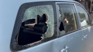 ইডির গাড়ি ভাঙচুর ইডির গাড়ি ভাঙচুর