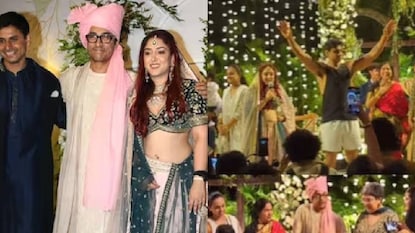 ‘বিদায়!’ গেঞ্জি-হাফপ্যান্টে ঘর্মাক্ত বর, মণ্ডপেই স্বামীকে এ কী বললেন আমির-কন্যা! ‘বিদায়!’ গেঞ্জি-হাফপ্যান্টে ঘর্মাক্ত বর, মণ্ডপেই স্বামীকে এ কী বললেন আমির-কন্যা!