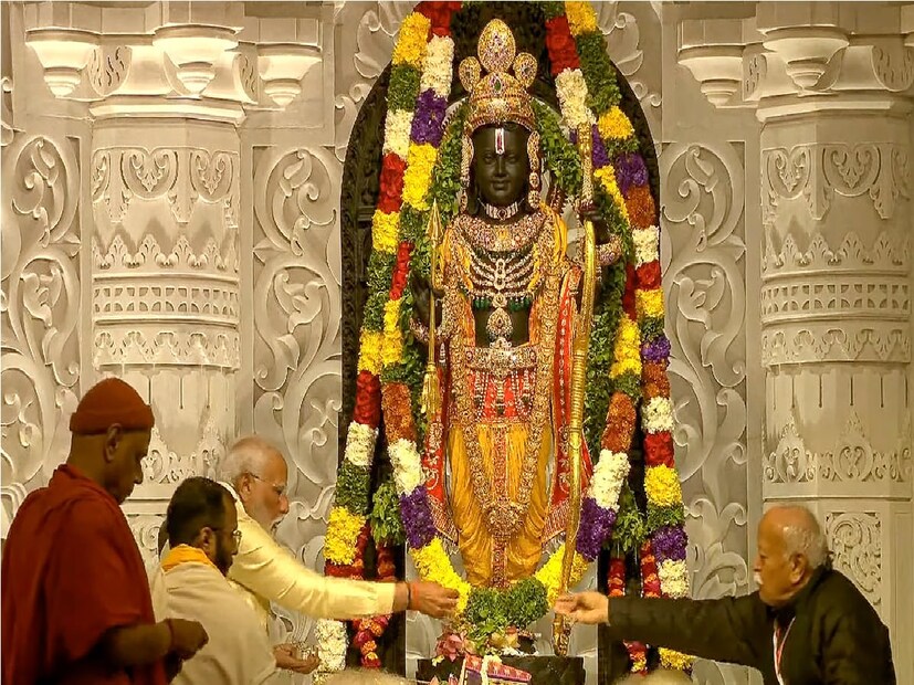 রামমন্দির নির্মাণ কমিটির চেয়ারম্যান নৃপেন্দ্র মিশ্র জানিয়েছেন যে মন্দির চত্বরে কোনও জলের ছিদ্র নেই। কোনও সমস্যা নেই৷ এই তথ্যের ভিত্তি তাঁর নিজের পরিদর্শন করে দেখা। তিনি আরও জানিয়েছেন নির্মাণাধীন প্যাভিলিয়নের ছাদ দ্বিতীয় তলায় শেষ হবে। দ্বিতীয় তলায় গুণ মণ্ডপ ছাদ হলেই মন্দিরের ভিতরে বৃষ্টির জল প্রবেশ করা বন্ধ হবে।