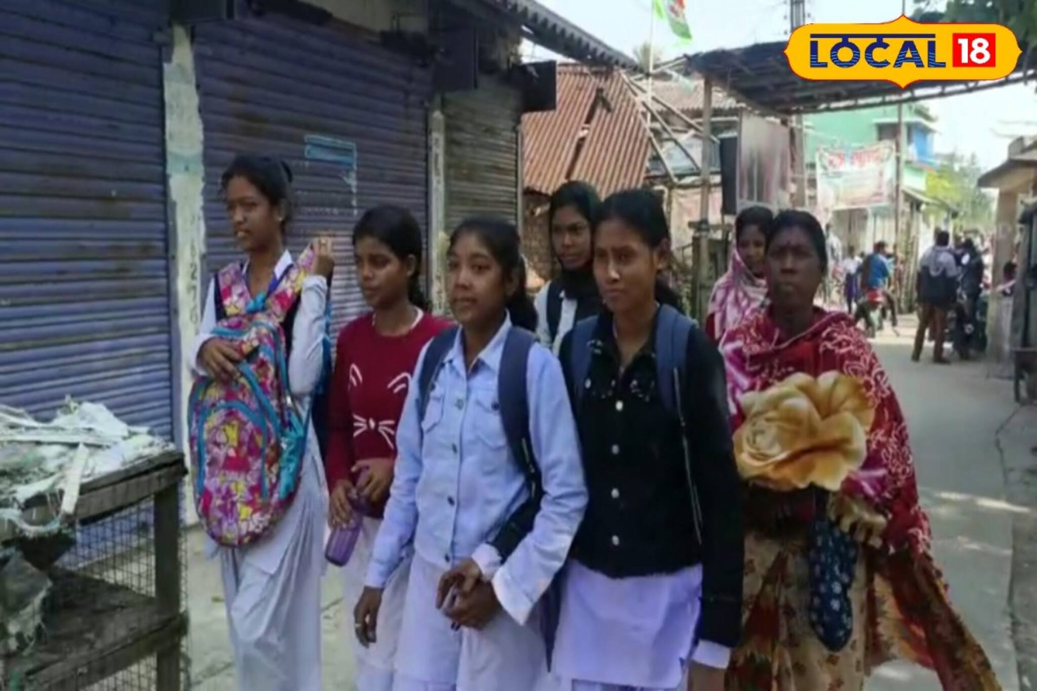 উত্তপ্ত সন্দেশখালি, চোখেমুখে আতঙ্কের ছাপ মাধ্যমিক পরীক্ষার্থীদের!কবে ঠিক হবে সব?