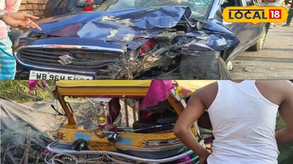 দুর্ঘটনা গস্ত গাড়ি দুটি