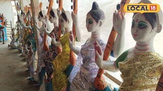 সরস্বতী প্রতিমা।