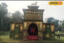 হারানো ঠাকুরদালান, গ্রামের সরস্বতী পুজোয় থিমের চমক