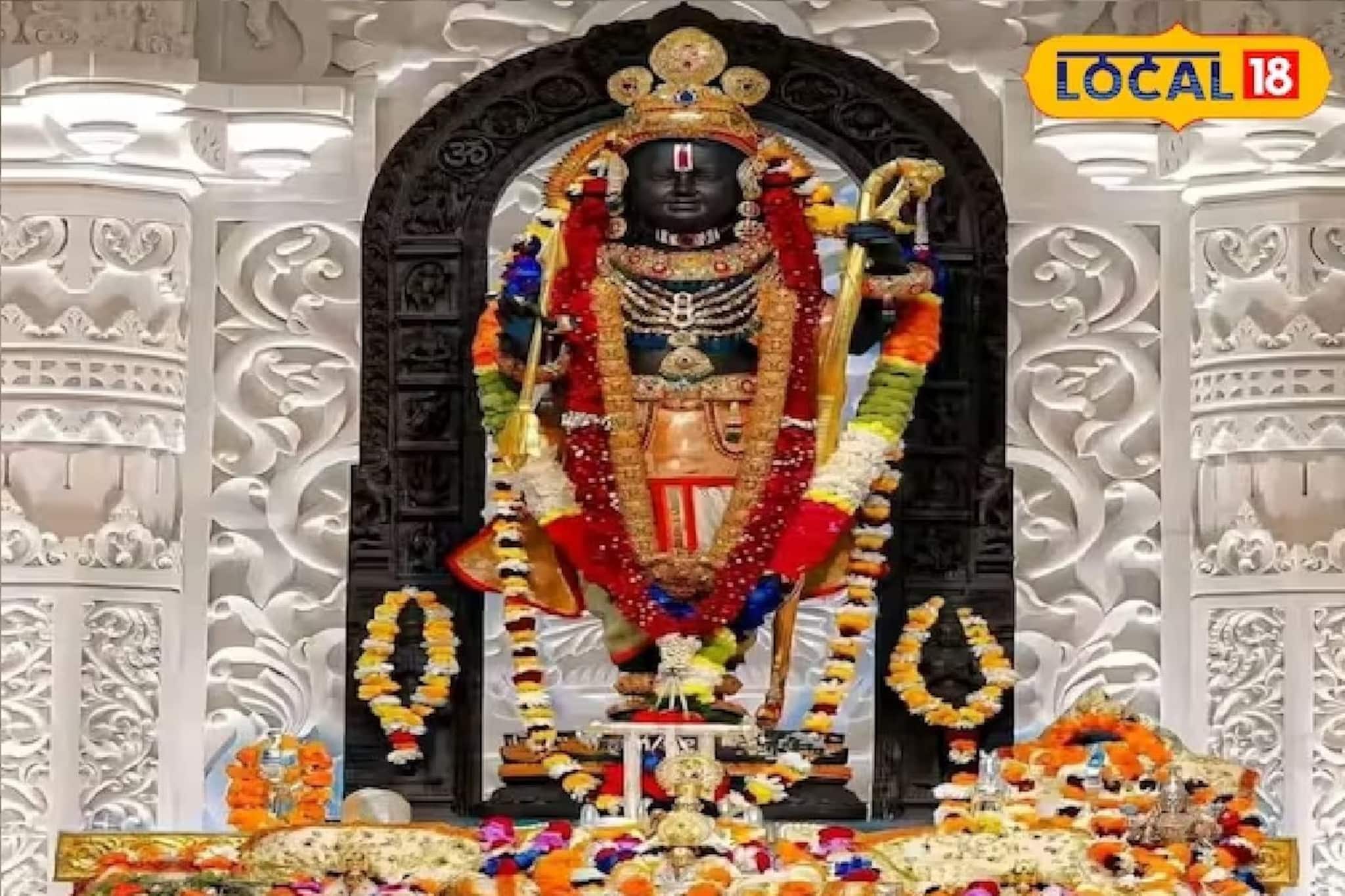 গ্রীষ্মের আগেই বদলে গেল রামলালার গয়না, গায়ে লাগল হলুদ-আবীর! কী পোশাক পরানো হল?