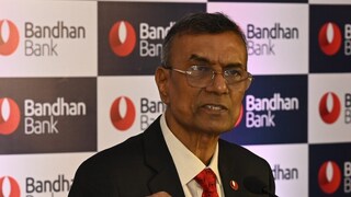 Chandra Shekhar Ghosh, MD & CEO, Bandhan Bank at a press conference in Kolkata