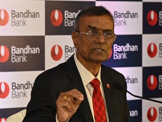 Chandra Shekhar Ghosh, MD & CEO, Bandhan Bank at a press conference in Kolkata