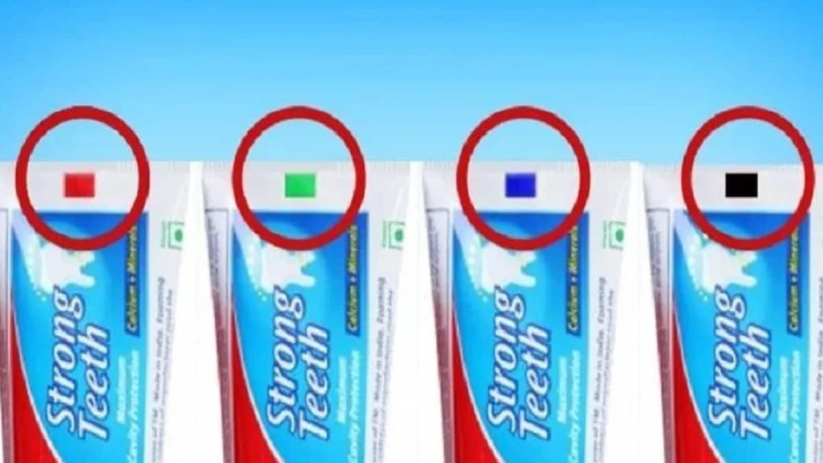 Color Coded Toothpaste Meaning of Different Colour mark on Toothpaste: টুথপেস্টের টিউবে লাল ...