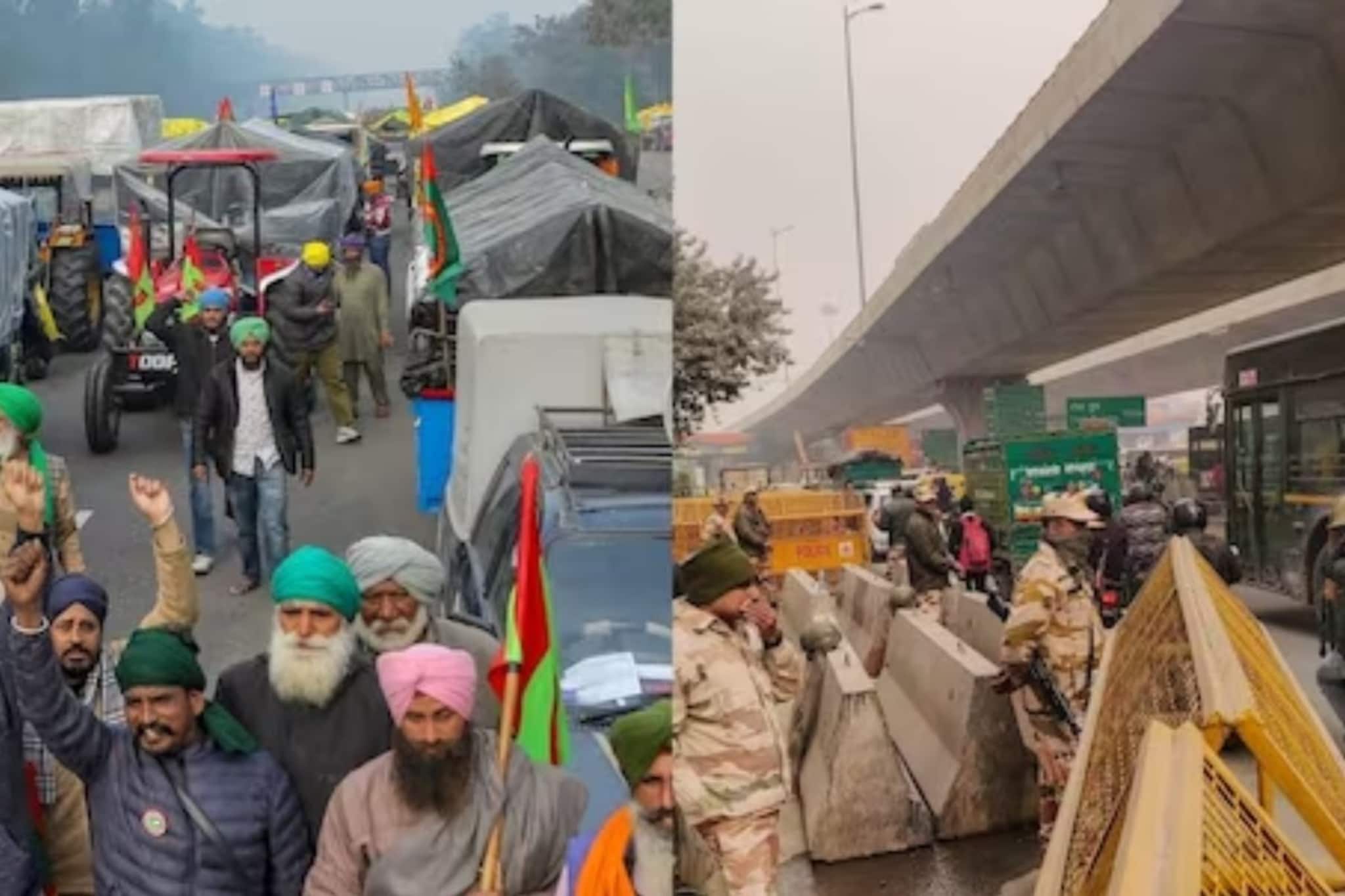 কৃষক আন্দোলন ঘিরে ফের ধুন্ধুমার! কাঁদানে গ্যাস পেরিয়ে ব্যারিকেড ভাঙলেন কৃষকরা