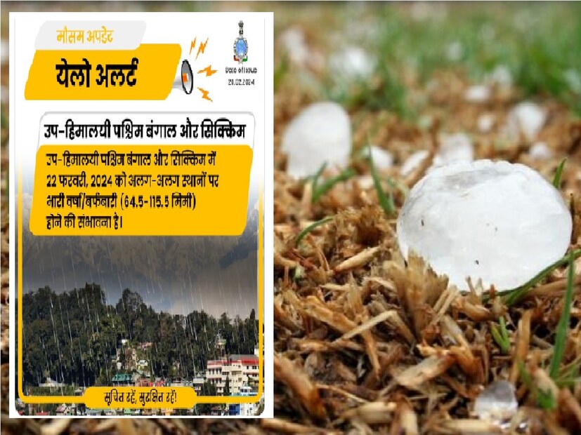 নতুন তৈরি সাইক্লোনিক সার্কুলেশন বা ঘূর্ণাবর্তের জেরে তোলপাড় হবে পশ্চিমবঙ্গ সহ পূর্ব ভারতের জনজীবন৷ ভারতীয় মৌসম বিভাগ (IMD) বুধবার ২১ ফেব্রুয়ারি ২০২৪- র সর্বশেষ ওয়েদার আপডেট প্রকাশ করেছে। সে অনুযায়ি কোথাও কোথাও বজ্র-বিদ্যুৎ সহ বৃষ্টি ও অন্যান্য জায়গায় তুষারপাত অব্যাহত রয়েছে। প্রবল ঝোড়ো বাতাস ও শিলাবৃষ্টিরও পূর্বাভাসও জারি  রয়েছে।