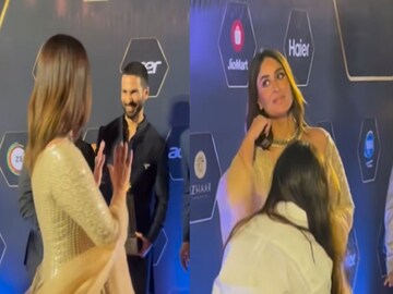 শাহিদকে জাস্ট দেখতেই পেলেন না করিনা?
