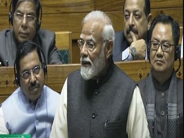 সংসদে প্রধানমন্ত্রী নরেন্দ্র মোদি৷ ছবি- এএনআই