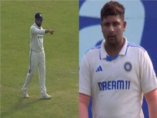 সরফরাজকে বকা রোহিতের  Photo Courtesy- Twitter Video Grab