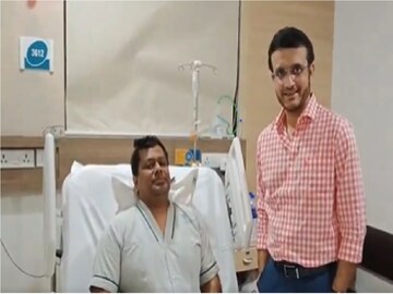 সুকান্ত মজুমদারকে দেখতে হাসপাতালে দাদা -Photo Courtesy- Video Grab ANI/ X  Account  