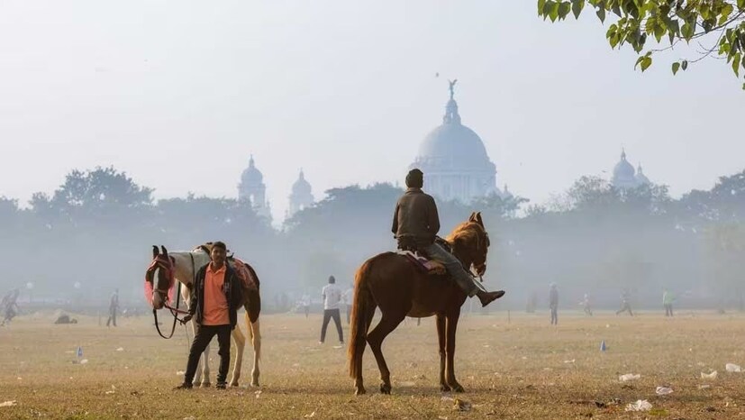সোমবার হালকা বৃষ্টির সম্ভাবনা আছে পশ্চিম বর্ধমান, মুর্শিদাবাদ, নদিয়া এবং বীরভূমে। সঙ্গে থাকবে হালকা থেকে মাঝারি কুয়াশা। 