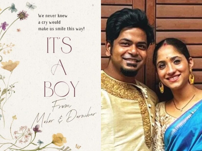 বাবা হওয়ার সুখবর জানাতে সুন্দর একটি কার্ড পোস্ট করেছিলেন দুর্নিবার৷ যেখানে লেখা ছিল-'আমরা কখনও ভাবিনি একটা কান্না এত খুশি দেবে আমাদের৷ ছেলে হয়েছে৷ এখন আমরা তিনজন হলাম৷' এই পোস্টে সকলেই শুভেচ্ছায় ভরিয়ে দেন৷