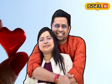 দ্বিতীয় স্ত্রীর সঙ্গে সৌমিত্র খাঁ