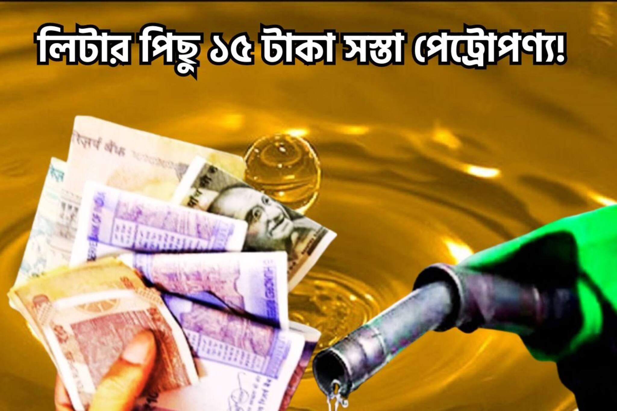 লোকসভা নির্বাচনের আগে স্বস্তি! এক ধাক্কায় ১৫ টাকা সস্তা পেট্রোপণ্য