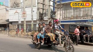 জাতীয় সড়কে চলছে ভ্যান