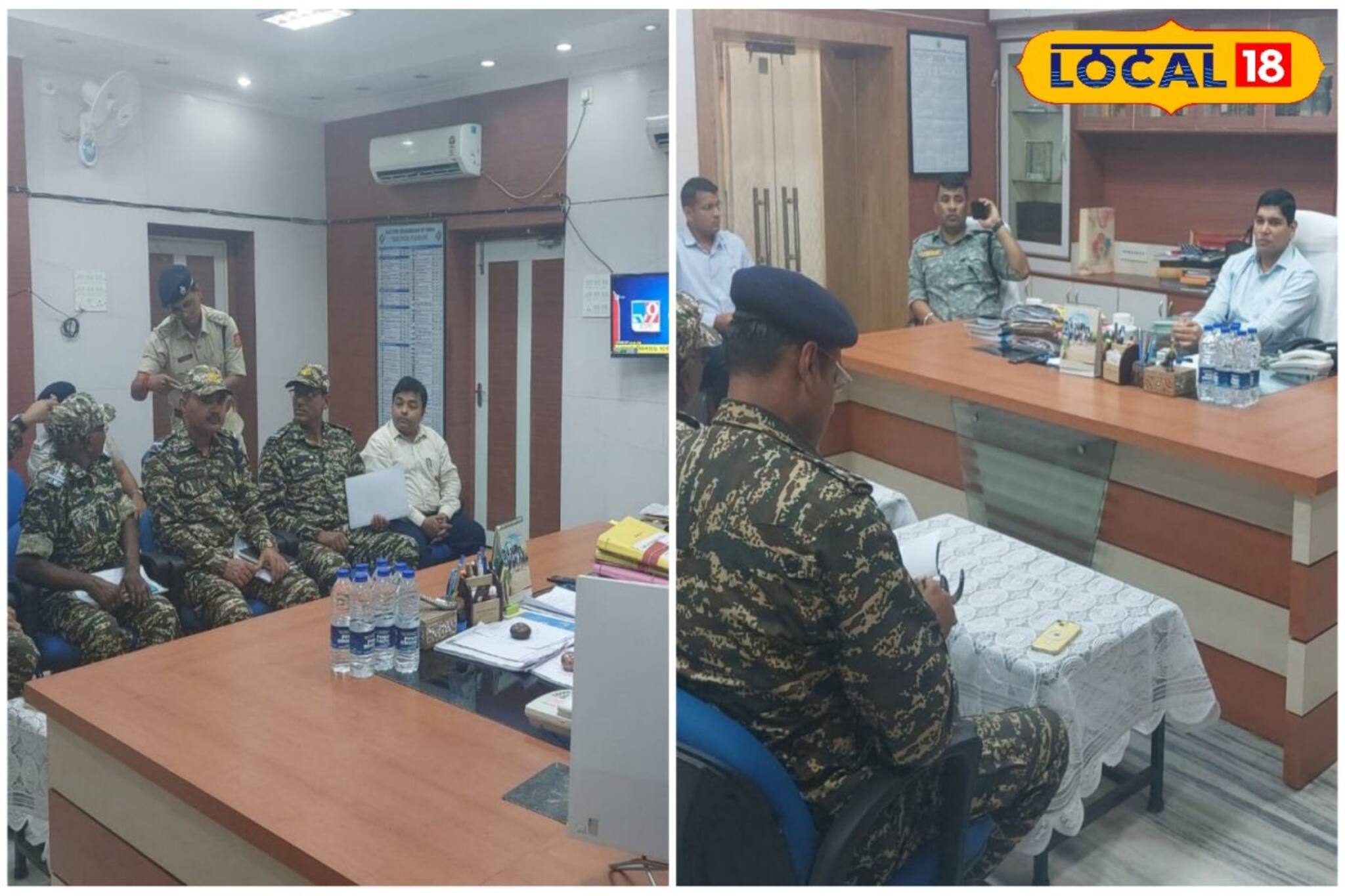 ভোটের আগে ডিএম ও এসপি'র সঙ্গে বৈঠক কেন্দ্রীয় বাহিনীর