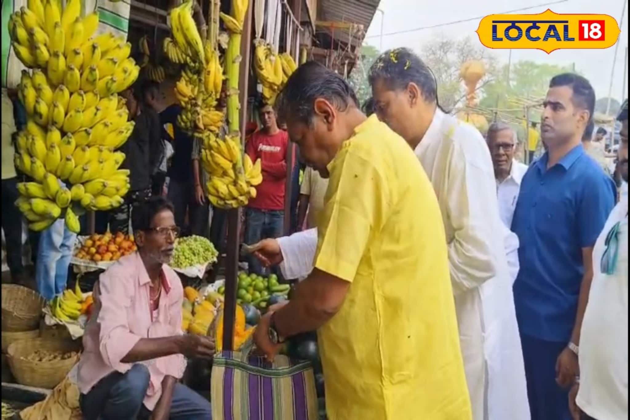 থলি হাতে বাজারে কারা! সকাল সকাল মন্ত্রী, প্রার্থীর বাড়িতে গেল সবজি