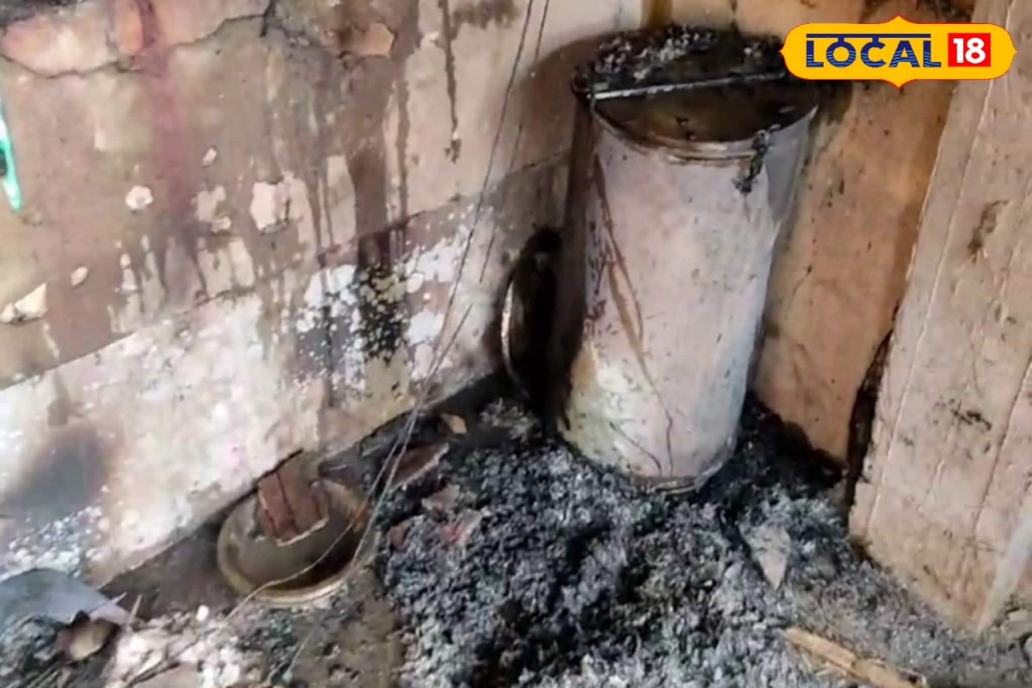 আগুনে পুড়ে গেল অঙ্গনওয়াড়ির শিশুদের মুখের খাবার!