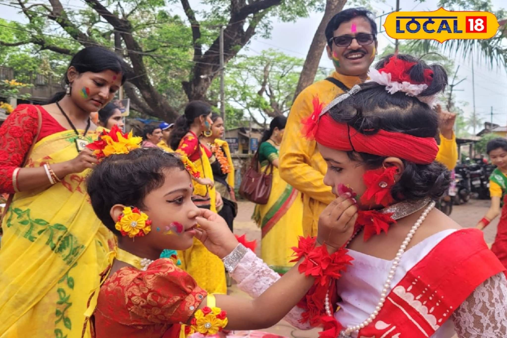 'রং যেন মোর মর্মে লাগে' রঙের উৎসবের মাতোয়ারা পশ্চিম মেদিনীপুরবাসী! রইল ছবি