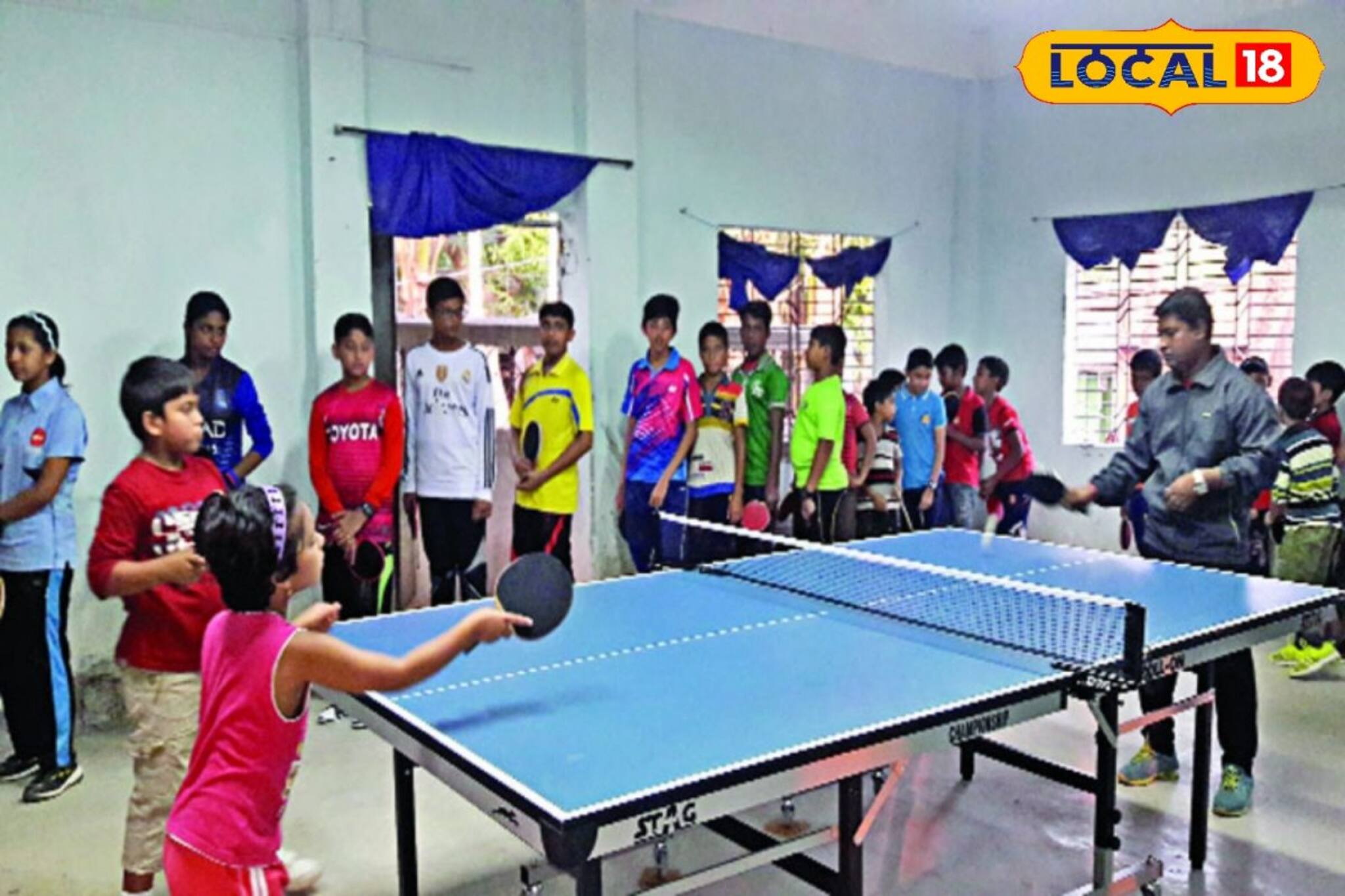 ইনডোর গেম টেবিল টেনিসে ঝুঁকছে নতুন প্রজন্ম