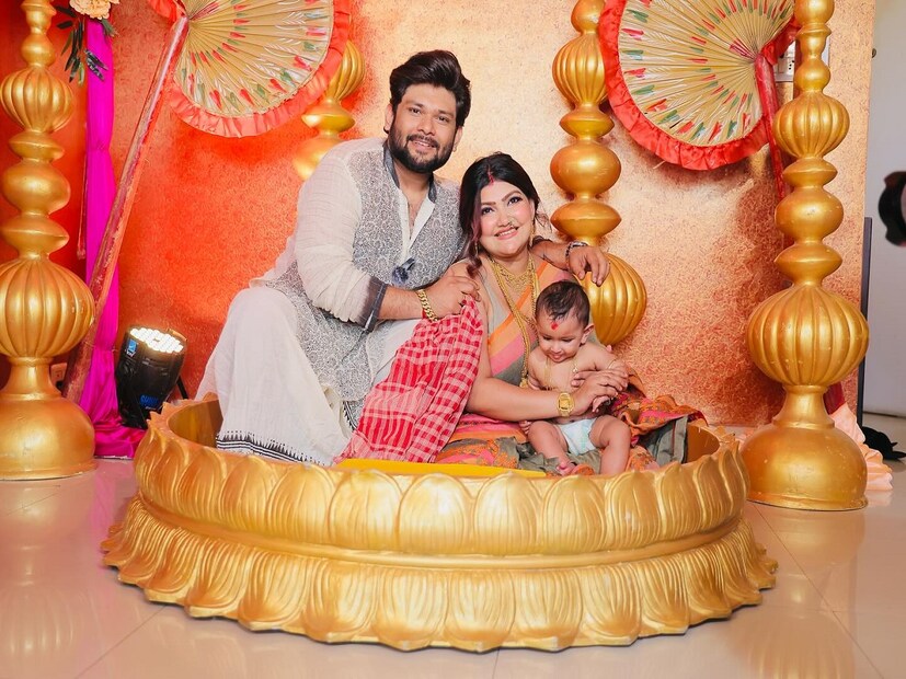 নাতির মুখে ভাতে ধর পরিবারে আয়োজন ছিল অনেক৷ 