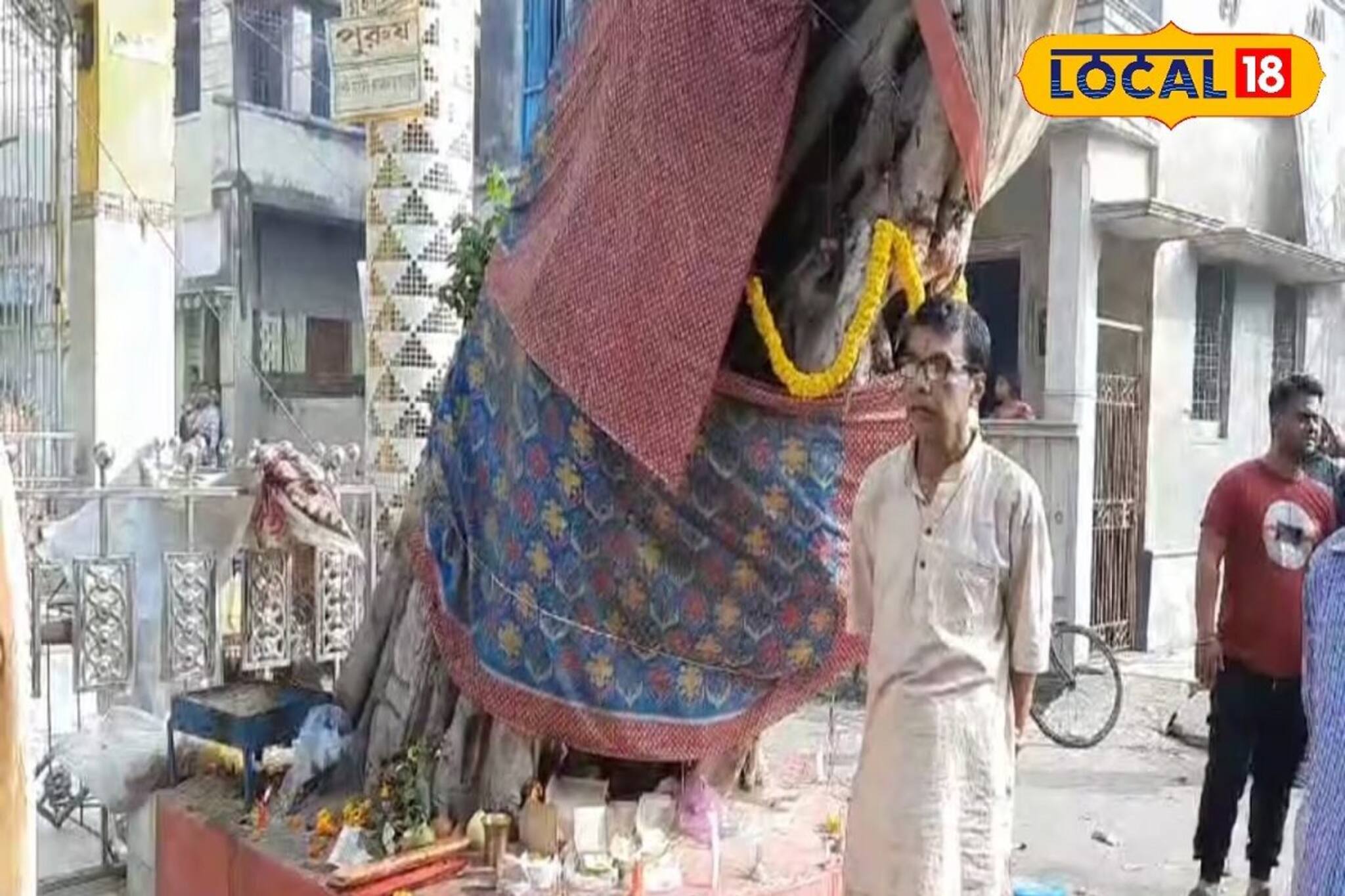 বিশ্বাসের কাছে হার মানল হাইকোর্টের নির্দেশ, বুড়িমার গাছ না কেটেই ফিরল প্রশাসন