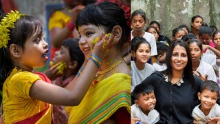 নাচ-গান-কবিতায় মহাসমারোহে অনুষ্ঠিত হল বসন্ত উৎসব, 'রামধনু'র উদ্যোগে মুখে হাসি পথশিশুদের