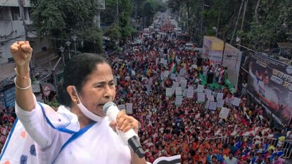 ১০০ দিনের কাজ থেকে আবাস যোজনা, 'জনগর্জন' সভায় ‘কেন্দ্রীয় বঞ্চনা’ই মূল অস্ত্র তৃণমূলের! ১০০ দিনের কাজ থেকে আবাস যোজনা, 'জনগর্জন' সভায় ‘কেন্দ্রীয় বঞ্চনা’ই মূল অস্ত্র তৃণমূলের!