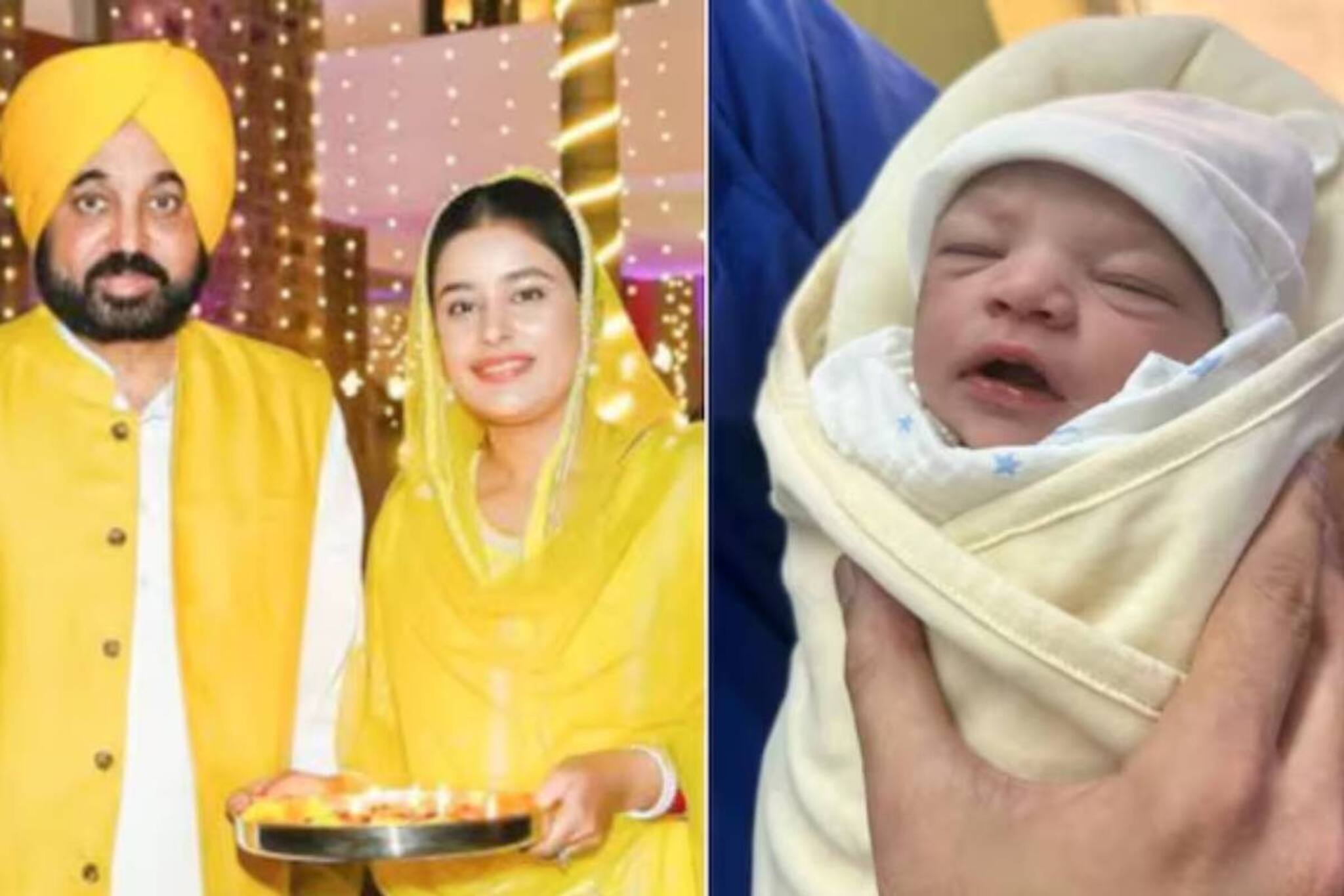 ৫০ বছর বয়সে তৃতীয় সন্তানের বাবা হলেন পঞ্জাবের মুখ্যমন্ত্রী ভগবন্ত সিং মান