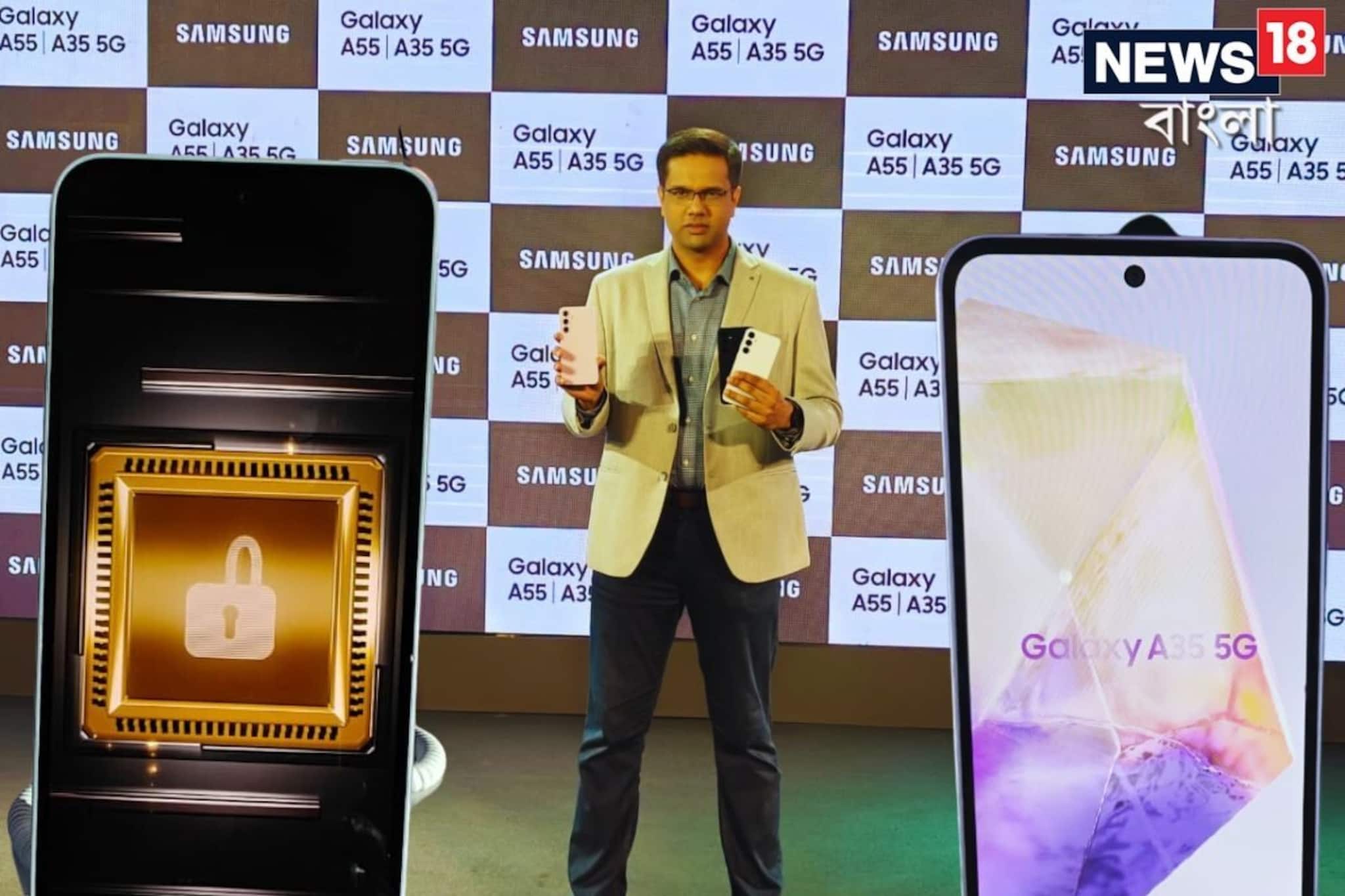 মিড প্রিমিয়াম সেগমেন্টে Galaxy A55 5G, Galaxy A35 লঞ্চ করল Samsung,কী ফিচার আছে?