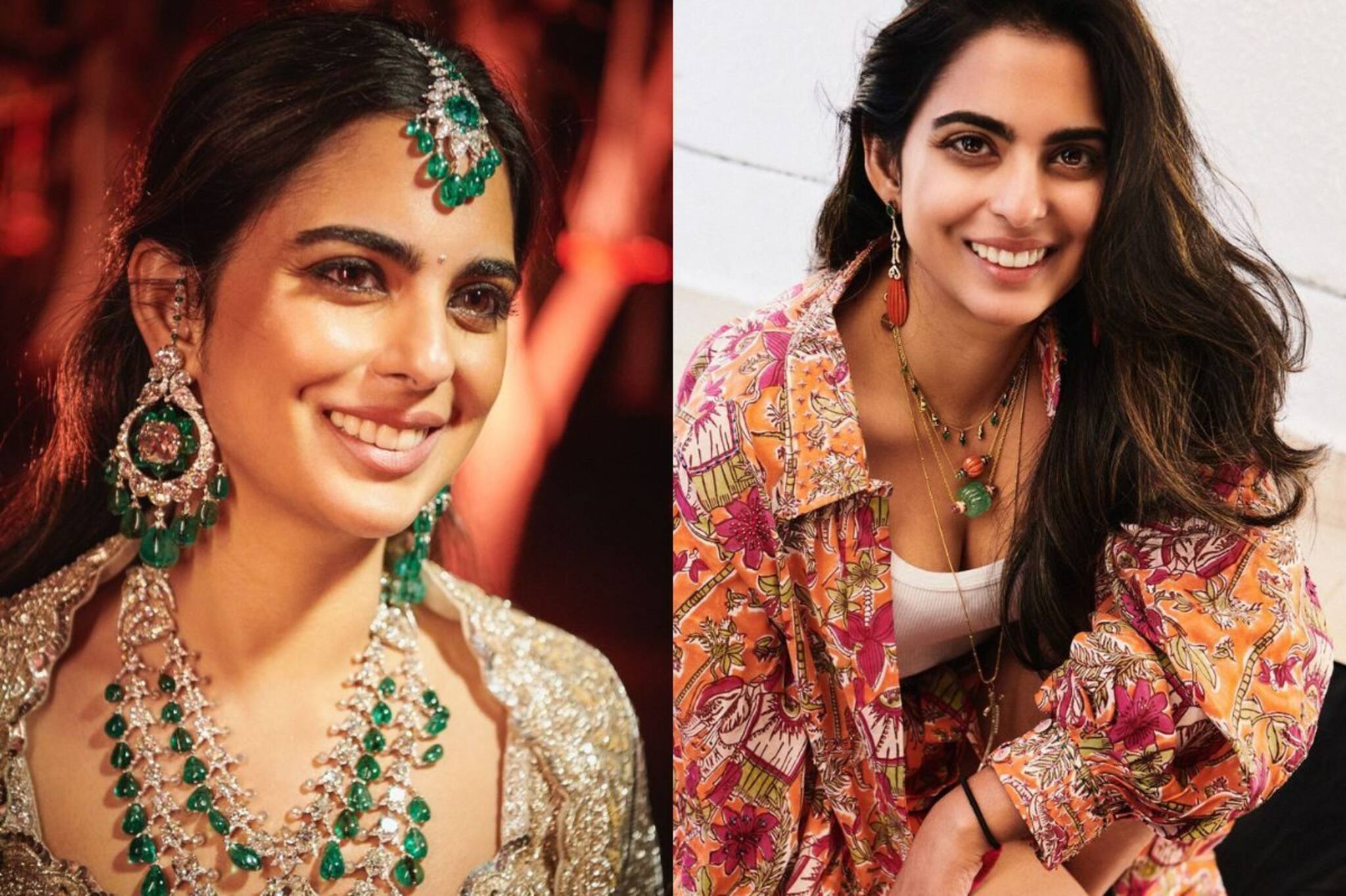 ভাইয়ের প্রাক-বিবাহ উৎসবে মুকেশ-কন্যা ইশার থেকে চোখ ফেরানো দায়