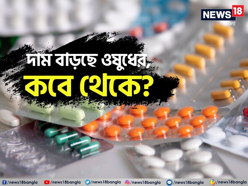 জিনিসপত্রের দাম ক্রমশ বাড়ছে। এর মধ্যেই ফের মধ্যবিত্তের পকেটে ছ্যাঁকা। ১ এপ্রিল থেকে বাড়তে চলেছে প্রয়োজনীয় বেশ কিছু ওষুধের দাম। পেইনকিলার থেকে অ্যান্টিবায়োটিক, সবই রয়েছে এর মধ্যে। সূত্রের খবর, ক্রমবর্ধমান মূল্যস্ফীতির কারণে কিছু দিন ধরেই ওষুধের দাম বাড়ানোর দাবি জানাচ্ছিল ওষুধ কোম্পানিগুলি।
