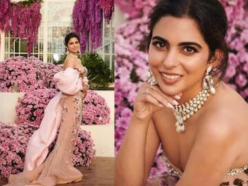 অনন্ত-রাধিকার বিশেষ দিনে ইশা যেন রাজকন্যা! নজর কাড়ল আম্বানি-কন্যার ৩ডি গাউন