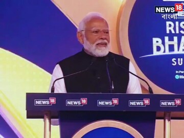 নিউজ ১৮-এর রাইজিং ভারত অনুষ্ঠানে নরেন্দ্র মোদির 