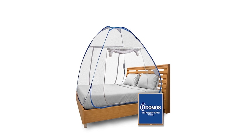 Odomos Mosquitonet ডাবল বেড:এই Odomos Mosquito Net মানুষ খুব পছন্দ করেছে, ব্যবহারকারীরা এটিকে ৪.৫ স্টার রেটিং দিয়েছেন। এটি তৈরিতে 30 জিএসএম ফ্যাব্রিক ব্যবহার করা হয়েছে।