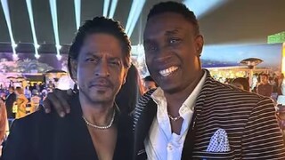 ডোয়েন ব্র্যাভোর সঙ্গে শাহরুখ খান