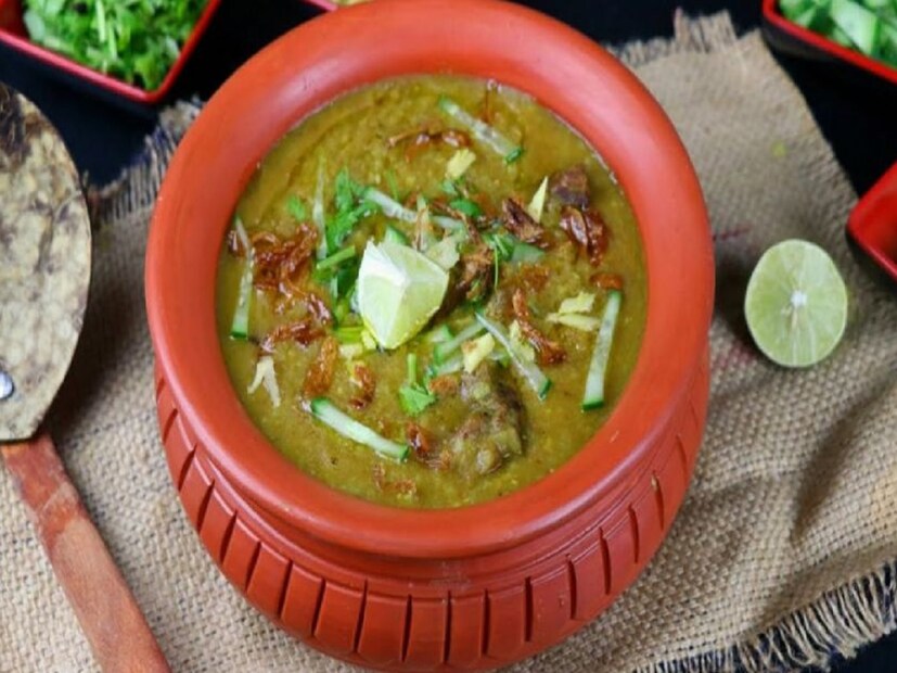 হালিম শব্দের অর্থ বিনয়ী। রমজানের উপোস ভাঙার পর যেহেতু ডাল, মাংস-সহ নানা পুষ্টিকর খাদ্যদ্রব্য দিয়ে তৈরি এই পদ খাওয়ার প্রচলন দীর্ঘদিন ধরে হয়ে আসছে এবং ছোট থেকে বড়, সকলেরই এই পদ খুব পছন্দের, তাই-ই এটির নাম হালিম।