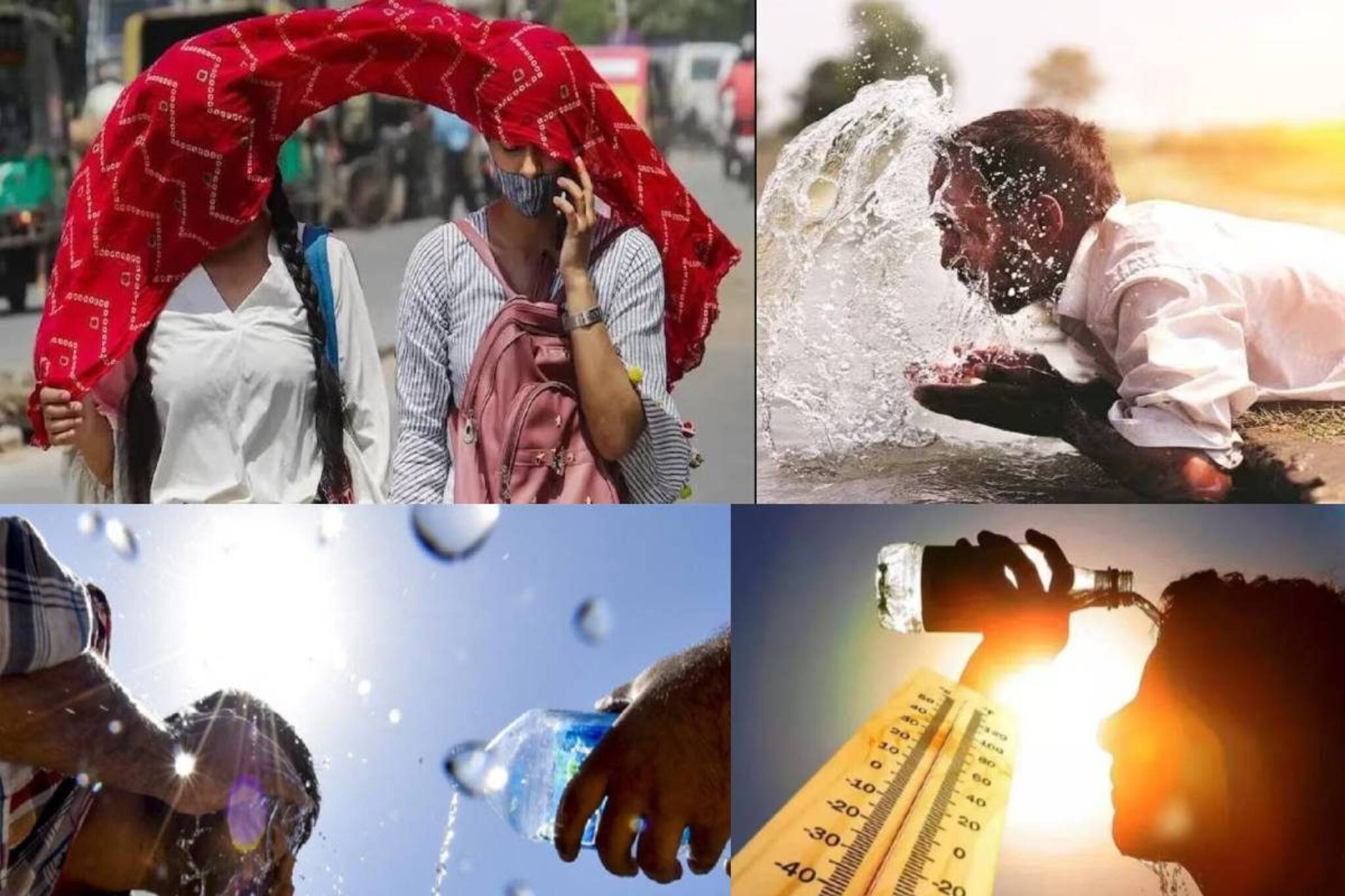 চাঁদিফাটা গরমে হাঁসফাঁস! দমবন্ধকরা উত্তাপে ফুটছে রাস্তাঘাট, নাজেহাল পথচলতি মানুষ