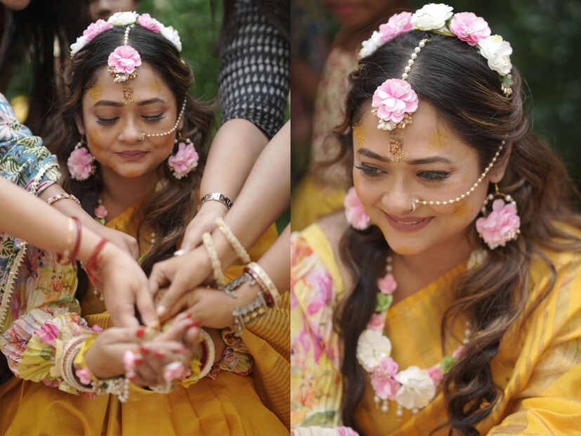 শুক্রবার সকাল থেকেও শুরু হয়েছে বিয়ের নানা রীতিও। নিয়ম মেনে অভিনেত্রী সেরেছেন নান্দীমুখের (বৃদ্ধি) অনুষ্ঠান। (Picture Credit: birdlens Creation)