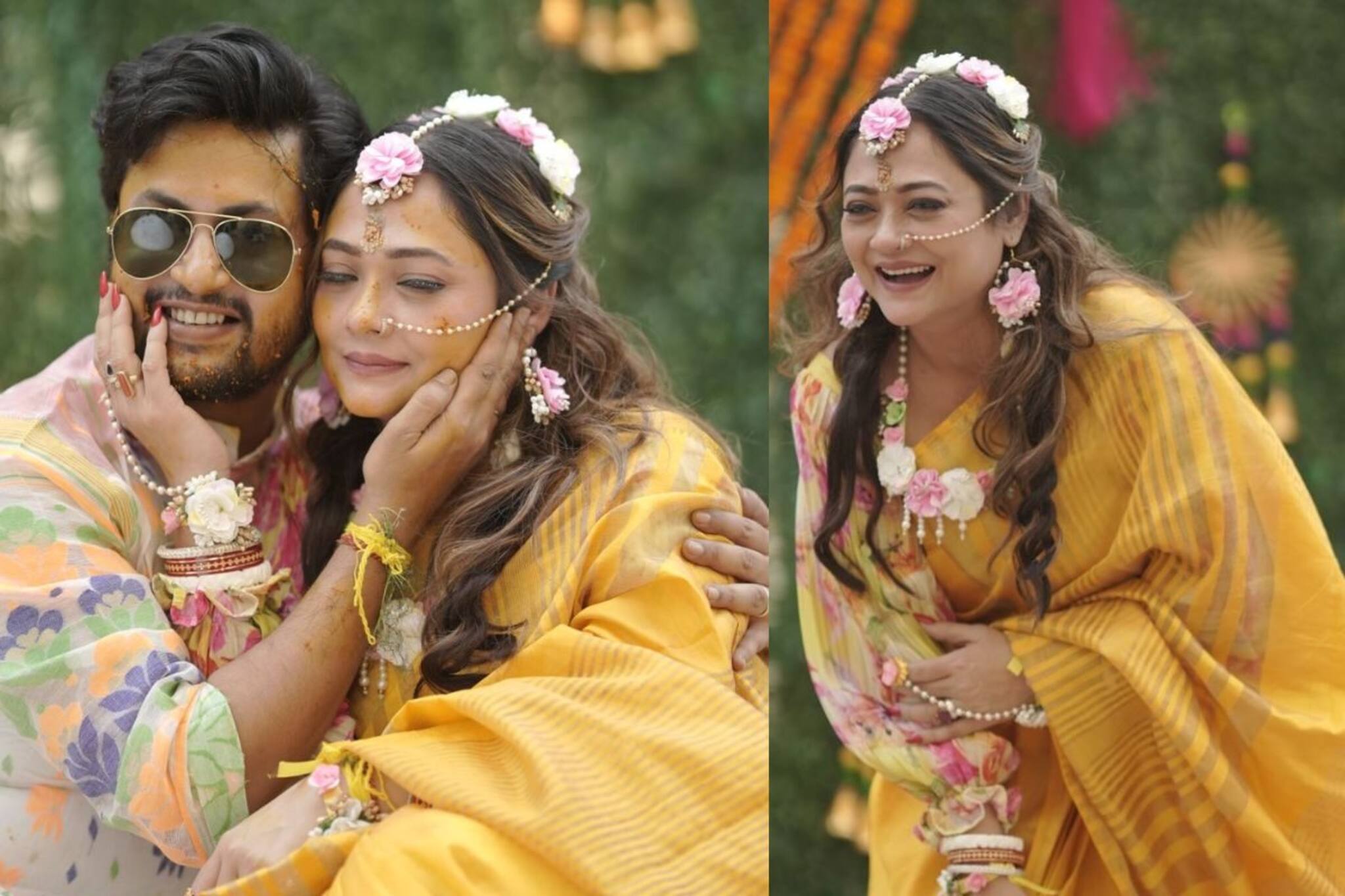 ভালবাসায় মাখামাখি! গায়ে হলুদে খোশ মেজাজে ধরা দিলেন রূপাঞ্জনা-রাতুল, রইল অ্যালবাম