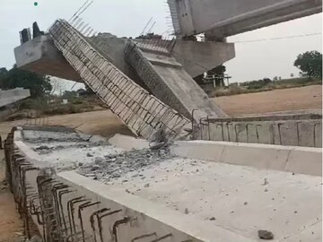 The work on a kilometre-long bridge has been going on since 2016. (Image: IANS)